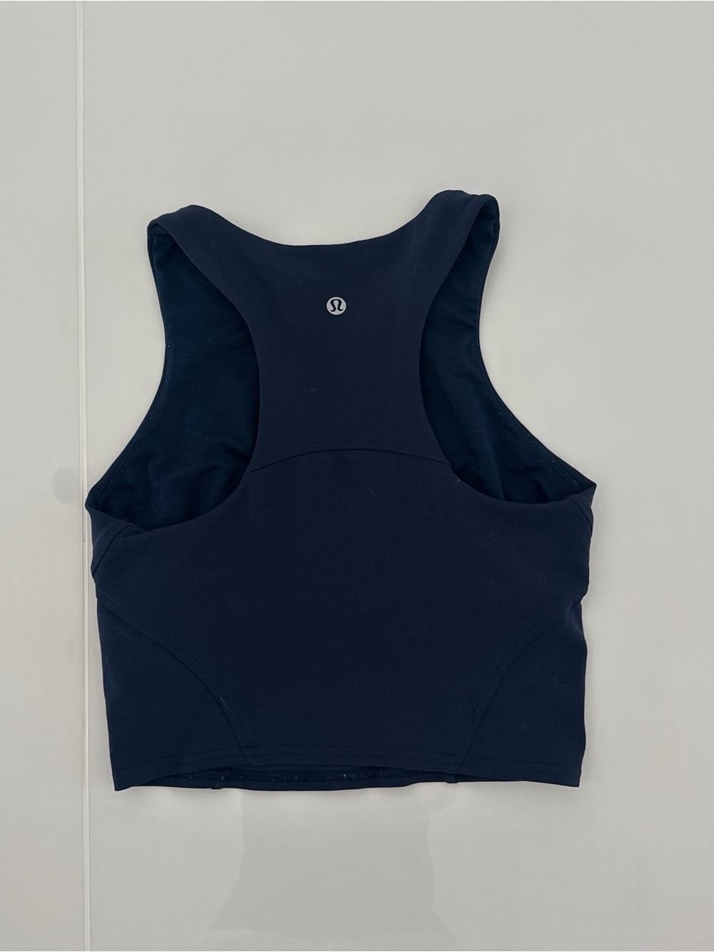 lululemon athletica Navy Racerback Crop Top